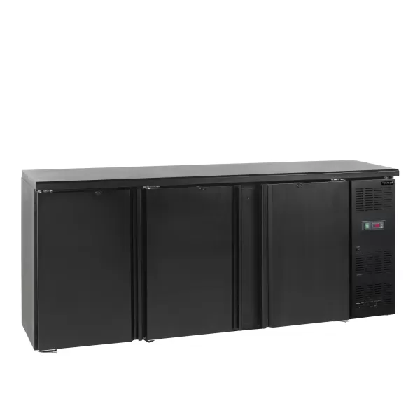 Minibar, plné křídlové dveře, černá Tefcold CBC 310