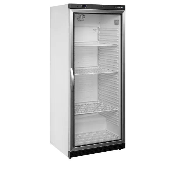 Chladicí skříň prosklené dveře, bílá Tefcold UR 600 G