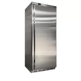 Mrazicí skříň s plnými dveřmi, nerez Tefcold UF 600 SS
