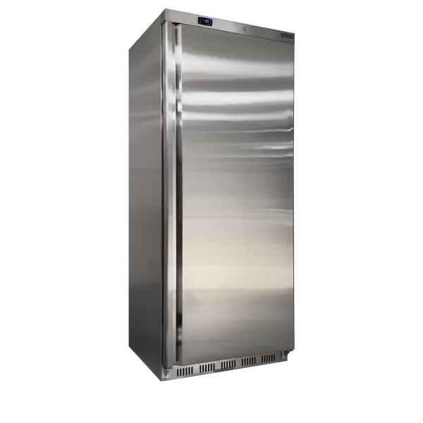 Mrazicí skříň s plnými dveřmi, nerez Tefcold UF 600 SS