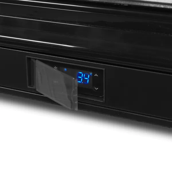 Minibar prosklené křídlové dveře, černá Tefcold DB126H