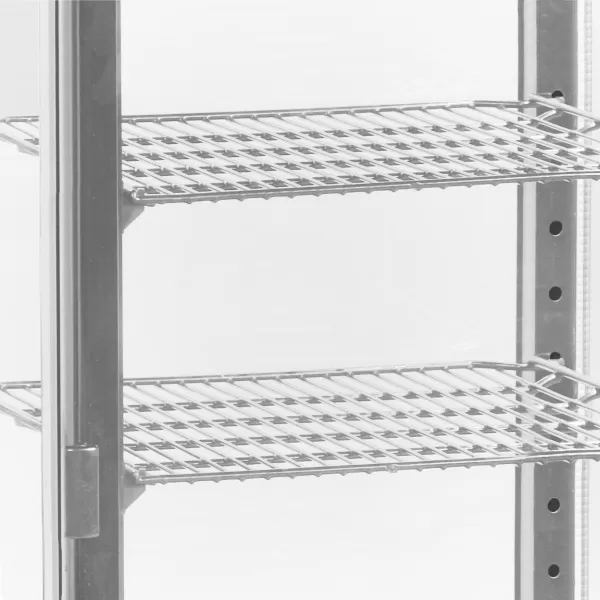 Chladicí vitrína stolní, šedá Tefcold UPD 60 GREY