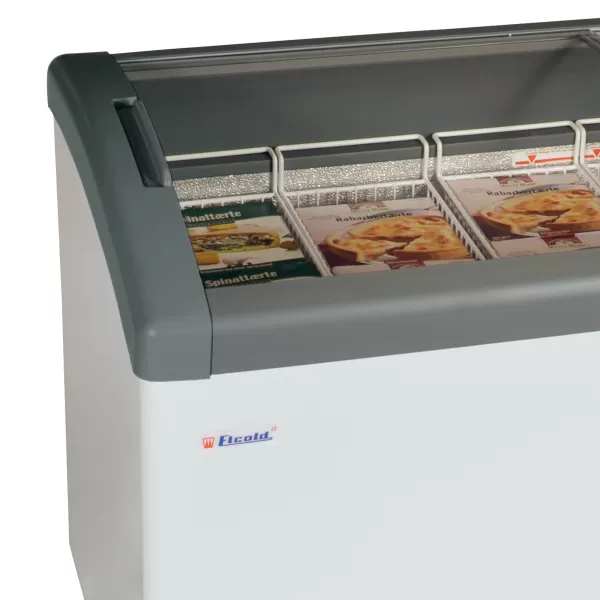 Pultová mraznička, posuv. oblé víko Elcold Focus 151 GREY