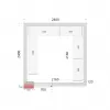 Panely ke stavebnicovým boxům 120 mm Tefcold CR 240x240x220