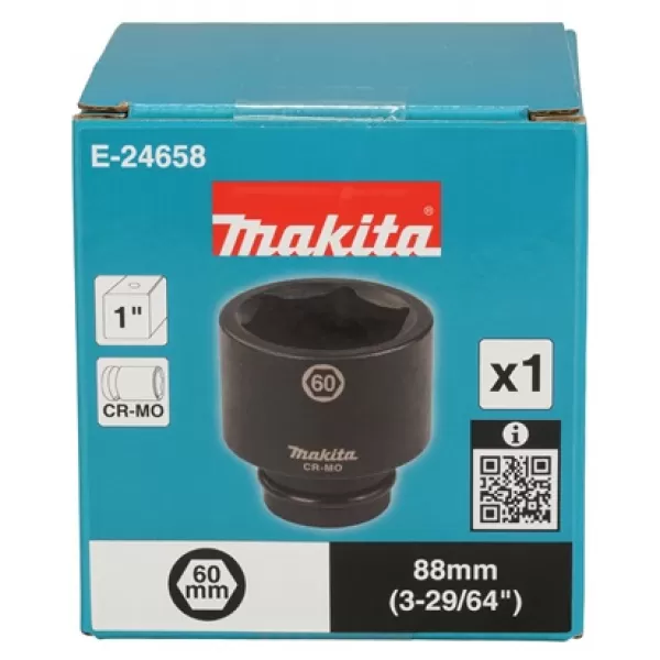 Klíč nástrčný 1", čtyřhran, 60x88 mm Makita E-24658