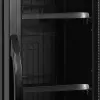 Chladicí skříň prosklené dveře Tefcold FS176H Black