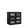Minibar prosklené křídlové dveře, černá Tefcold DB201H