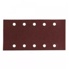 Papír brusný suchý zip 115x229mm 10 děr K100, 50ks