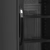 Chladicí skříň prosklené dveře Tefcold CEV 425 CP BLACK