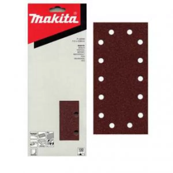Papír brusný suchý zip 115x229mm 14 děr K60, 10ks