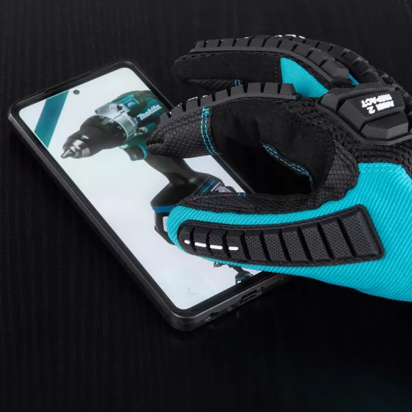 Rukavice pracovní antivibrační, impact, velikost L/9 Makita P-84470