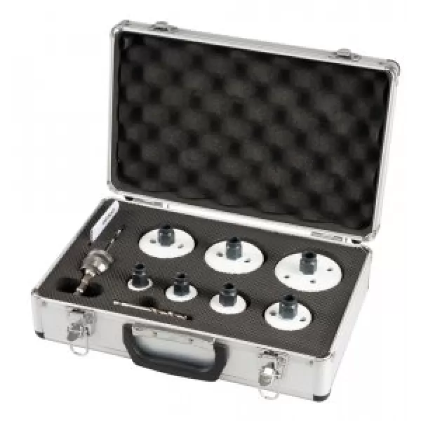 Makita Sada děrovek BiM Ezychange 2 v kufru: 25,32,40,51,65,68,76 + vrták HSS-G Makita E-12295