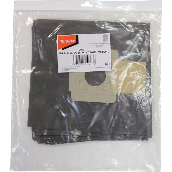 Igelitový sáček na prach VC2010L/446L Makita P-70297