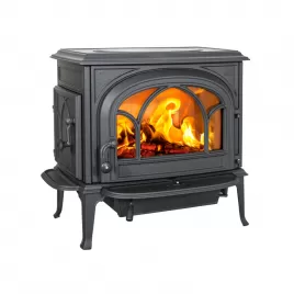 Krbová kamna černý lak, dvířka s ozdobnými příčkami Jotul F 500 ECO BP