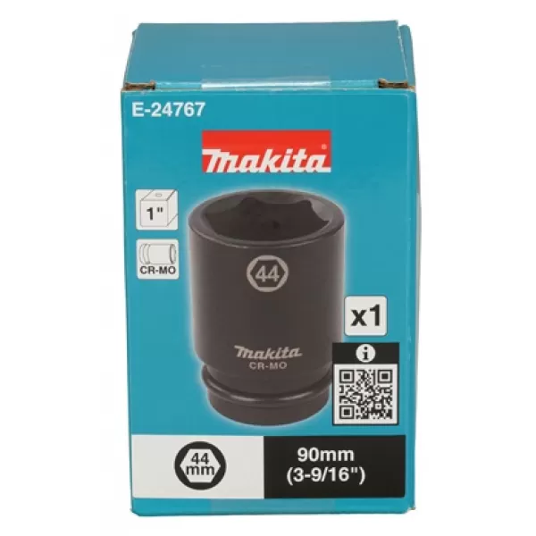 Klíč nástrčný hluboký 1", čtyřhran, 44x90 mm Makita E-24767