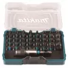Sada torzních bitů 1/4" IMPACT BLACK 33 ks v plastové krabičce, 10 bal Makita E-12441-10