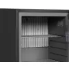 Minibar plné dveře, černé opláštění Tefcold TM 33
