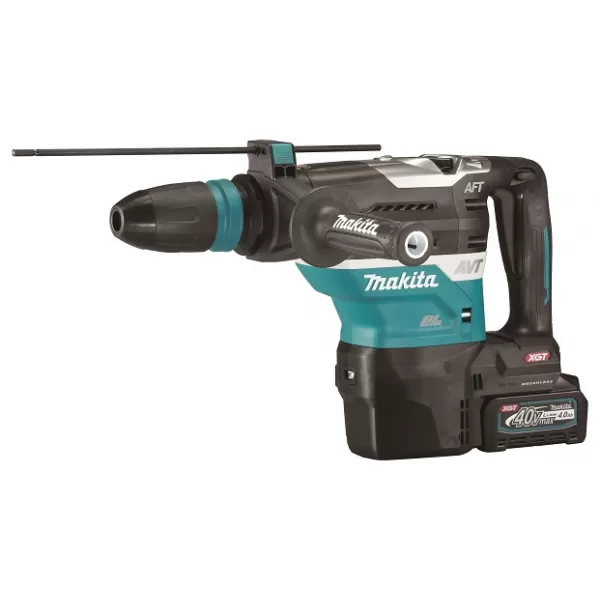 Aku kladivo SDSMax s AWS Li-ion XGT 40V/2x4,0Ah,kufr Makita HR005GU201