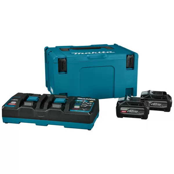 Sada Li-ion XGT 40V 2xBL4040F+DC40RB+Makpac Makita PSKGPU2J