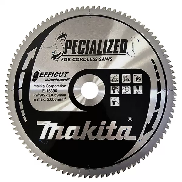 Makita Kotouč pilový hliník Efficut 305x2x30mm 96Z = new E-13312