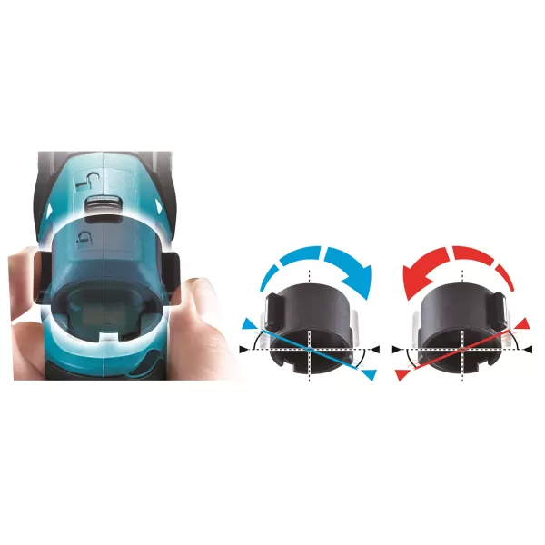 Aku rázový šroubovák v kufru Li-ion 7,2V/2x1,5Ah Makita TD023DSE