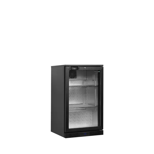 Minibar prosklené křídlové dveře, černá Tefcold BA6H