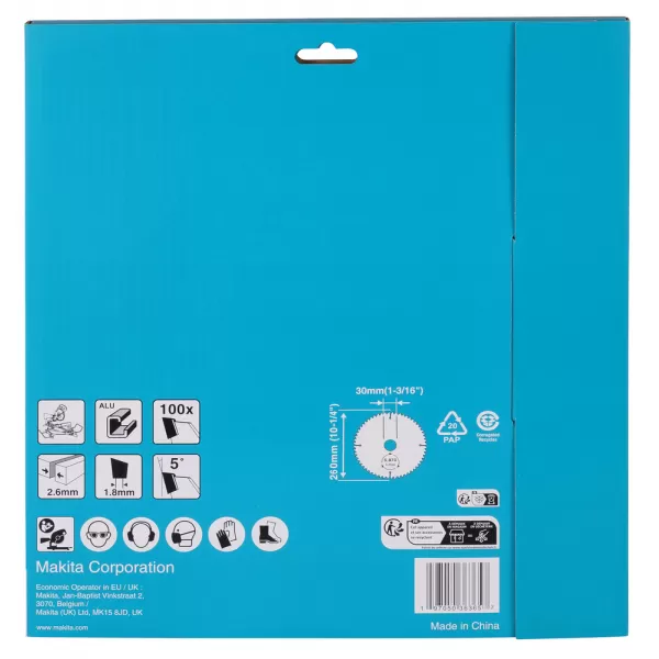 Kotouč pilový TCT hliník 260x30mm 100Z Makita D-81795
