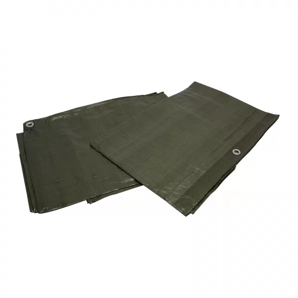 Zakrývací plachta PE s oky zelená 70g/m2 10x15 m XTline P19569S