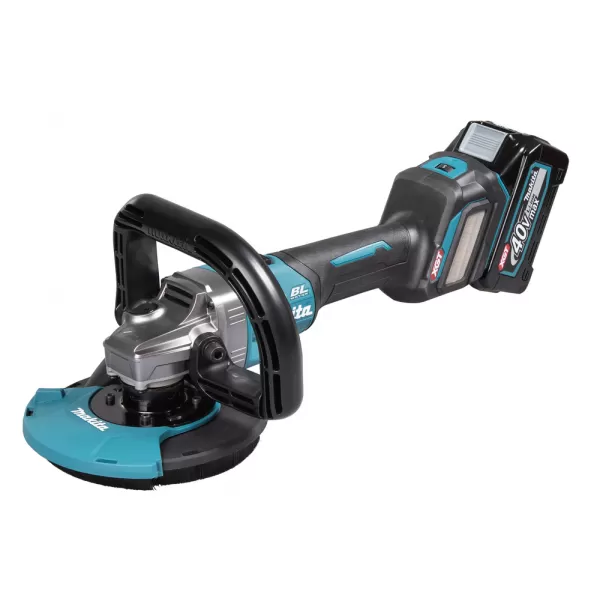 Aku bruska pro broušení betonu 125mm Li-ion XGT 40V/2x4,0Ah,Makpac Makita GA023GM204