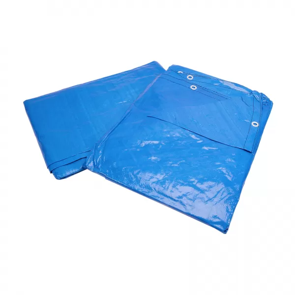 Zakrývací plachta zesílená PE s oky kulatá 120g/m2 3,6 m XTline 25003