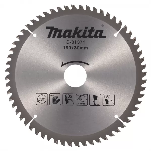 Kotouč pilový TCT multi 190x30mm 60Z Makita D-81371