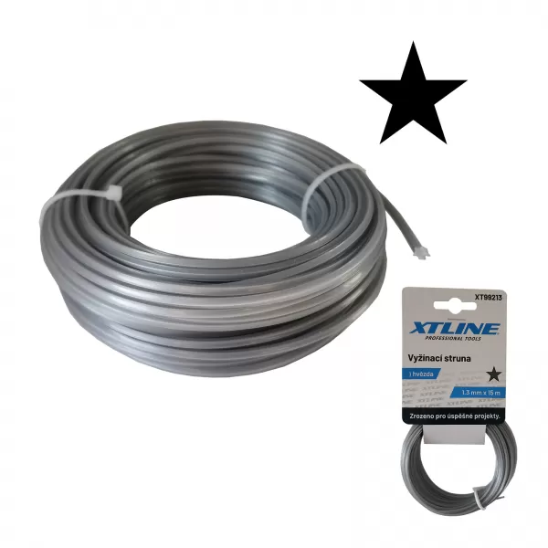 Vyžínací struna hvězda 3 mm / 15 m XTline XT99230
