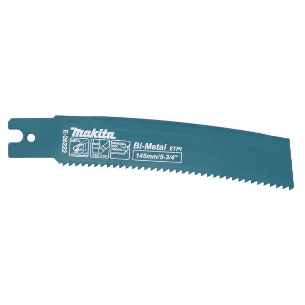 Pilový list BiM 145x1.6mm, 8Z, 5ks special zahnutý JR003G Makita E-26222