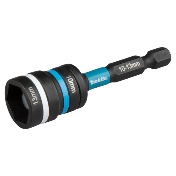 Klíč nástrčný 2v1 s držákem šestihran 65mm, IMPACT BLACK 10-13mm Makita E-29795