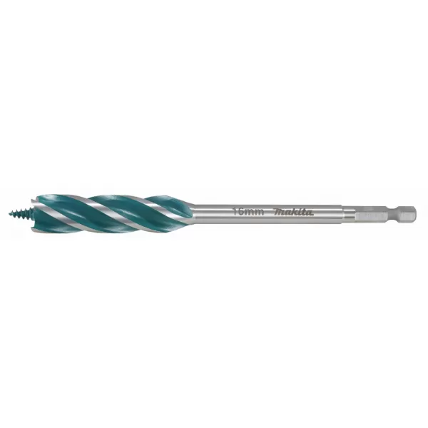 Vrták do dřeva čtyřbřitý šestihran 1/4" 16x165mm Makita E-26652
