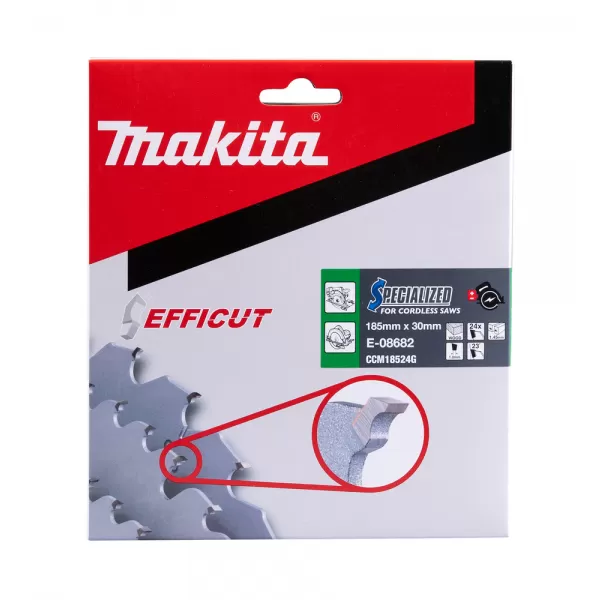 Kotouč pilový dřevo Efficut 185x1.45x30mm 24Z Makita E-08682
