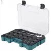 Sada nástrčných klíčů čtyřhran 1/2" IMPACT BLACK 19 ks v plastové krabičce Makita E-30069
