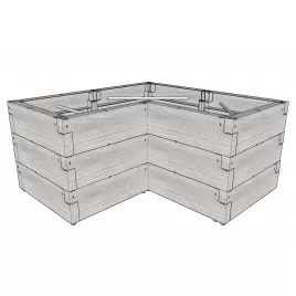 Vyvýšený záhon JUWEL TIMBER ERGOLINE L LG3176