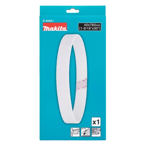 Brusný pás 40x760mm velmi jemný ocel Makita D-80961