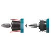 Aku rázový šroubovák v kufru Li-ion 7,2V/2x1,5Ah Makita TD023DSE