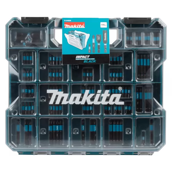 Makita Sada bitů 1/4" IMPACT BLACK 100 ks