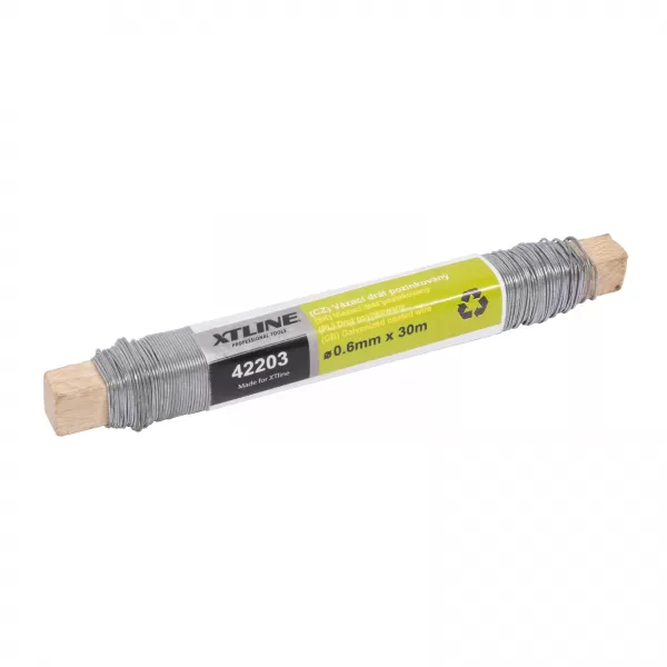 Vázací drát pozinkovaný 0,6 mm x 30 m XTline 42203