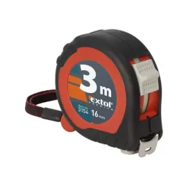 Svinovací metr 5m x 19mm pryžový obal EXTOL PREMIUM 3155