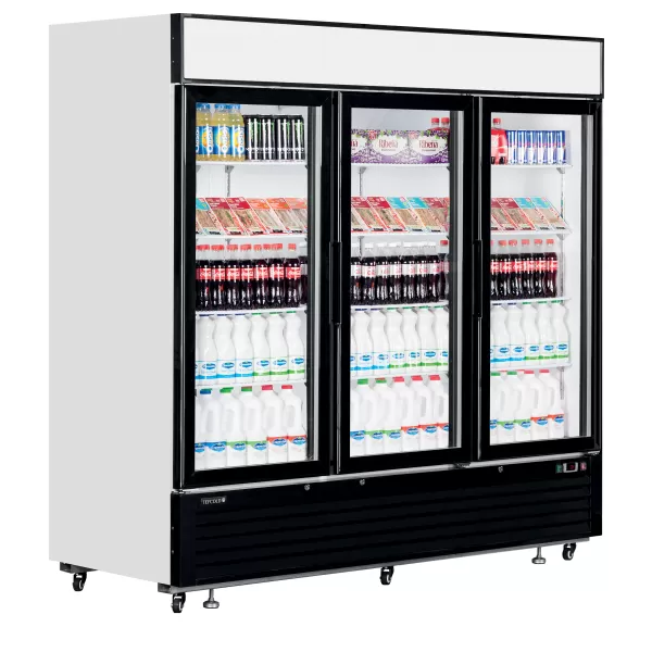 Chladicí skříň prosklené dveře Tefcold LGC7500