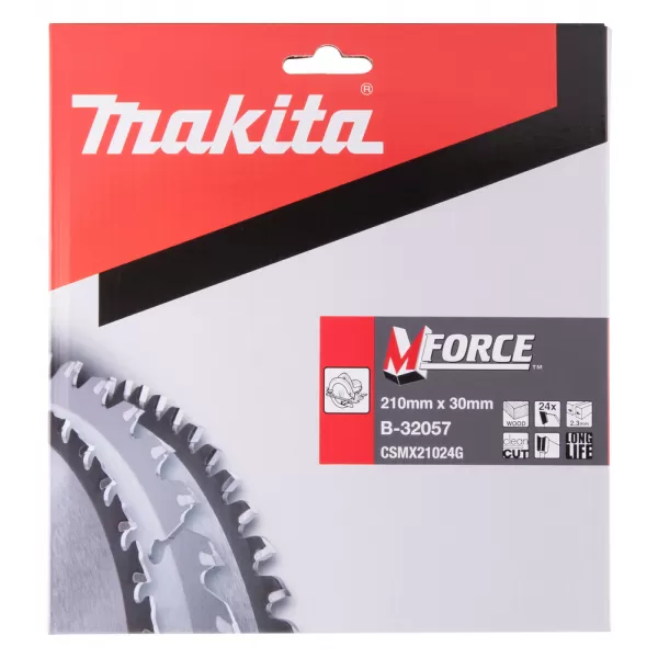 Kotouč pilový dřevo MFORCE 210x2.3x30mm 24Z Makita B-32057