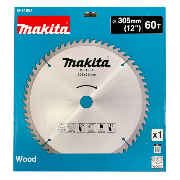 Kotouč pilový dřevo 305x2.8x30mm 60Z Makita D-81854