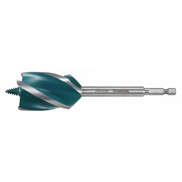 Vrták do dřeva čtyřbřitý šestihran 1/4" 38x165mm Makita E-26727