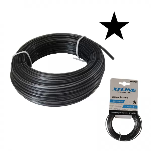 Vyžínací struna hvězda DUO 3 mm / 15 m XTline XT99430