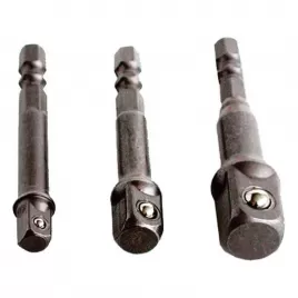Adaptéry do vrtačky 1/4"-3/8"-1/2" EXTOL CRAFT 32600