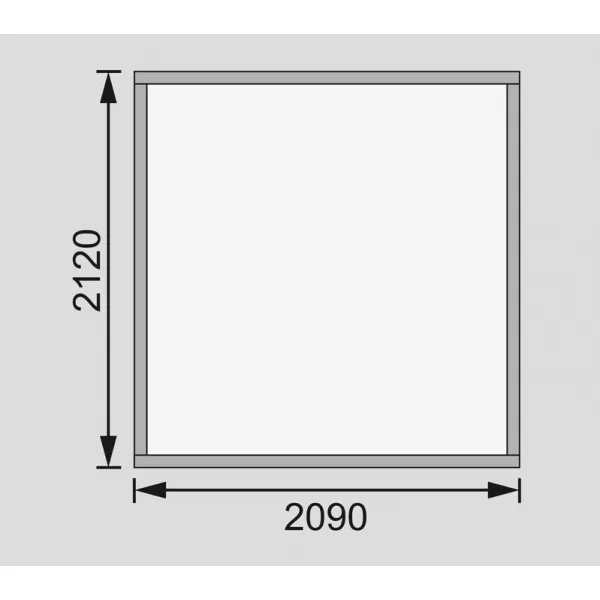 Dřevěný domek KARIBU ASKOLA 2 (73059) natur LG1756